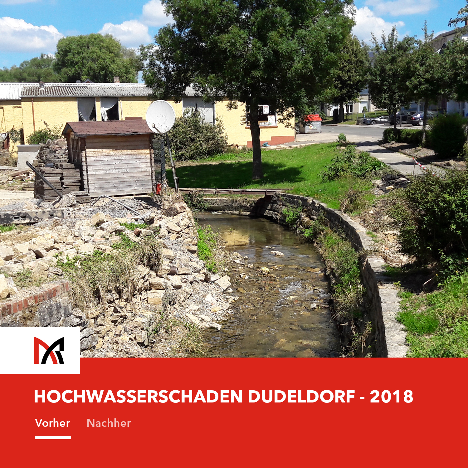 Hochwasserschutz Dudeldorf- Ingenieurbüro Reihsner in Wittlich